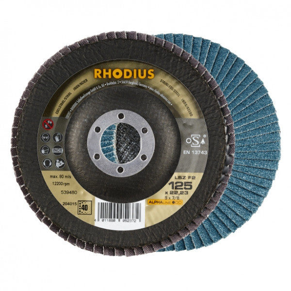 Rhodius Alpha Inox -lamellilaikat, 10 kpl